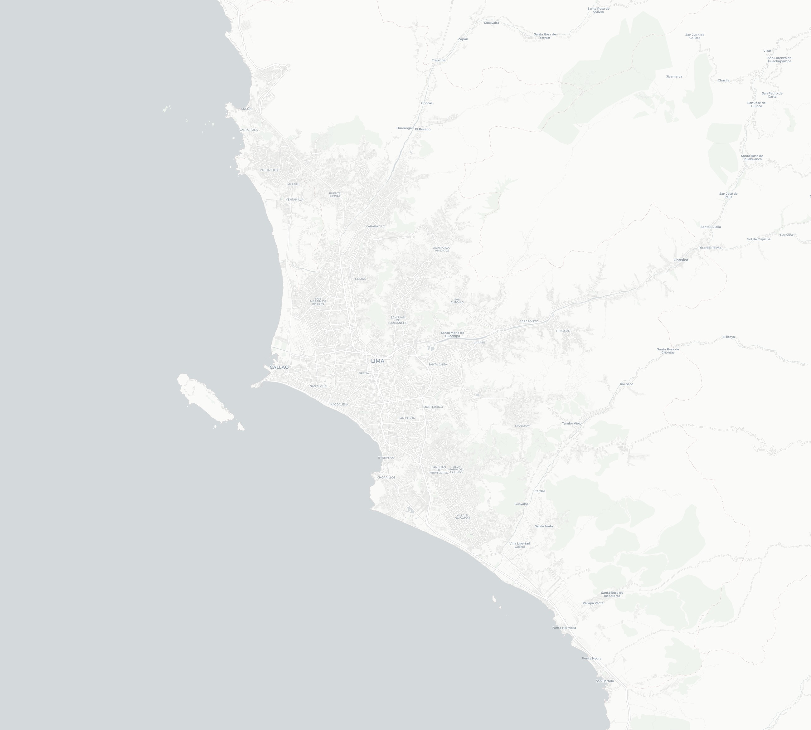 Mapa de Lima Metropolitana